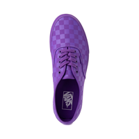 purple checkerboard vans