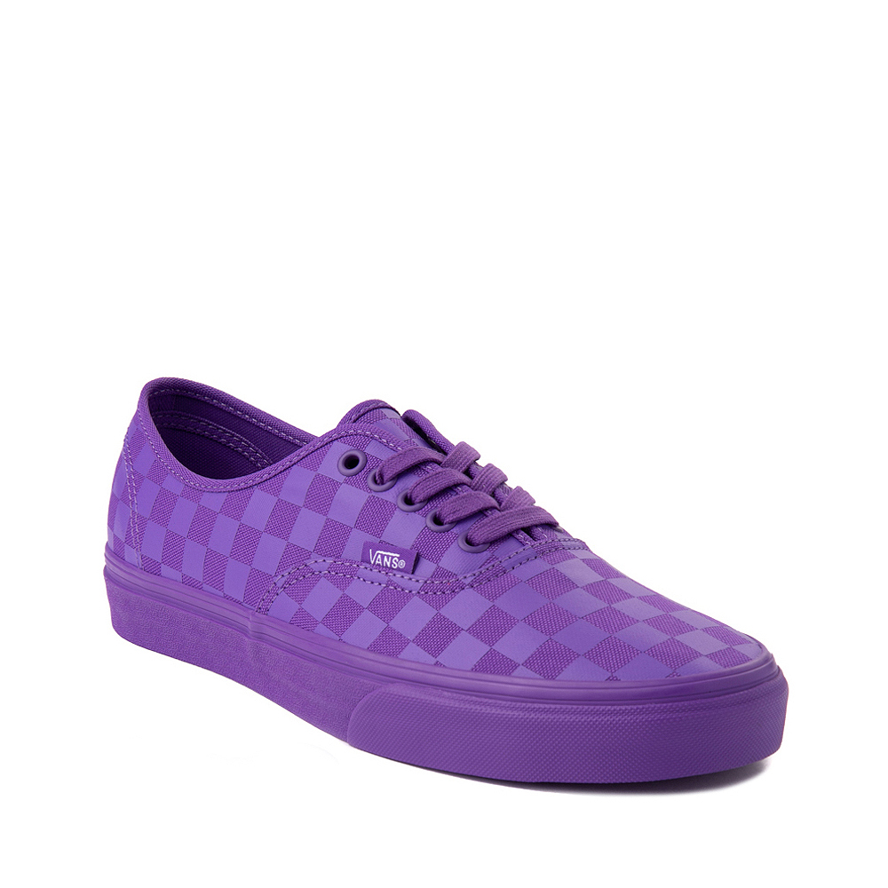 vans purple checkerboard