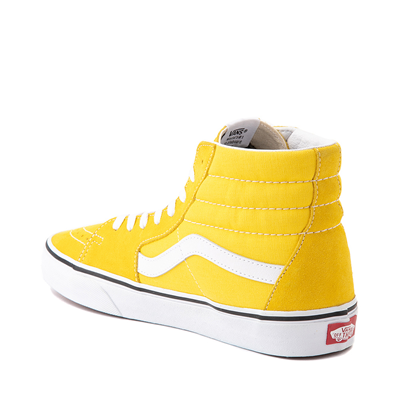 yellow vans high tops womens