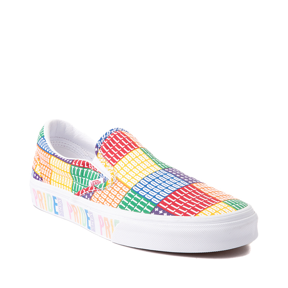 Vans Slip On Pride Skate Shoe - Multicolor | Journeys