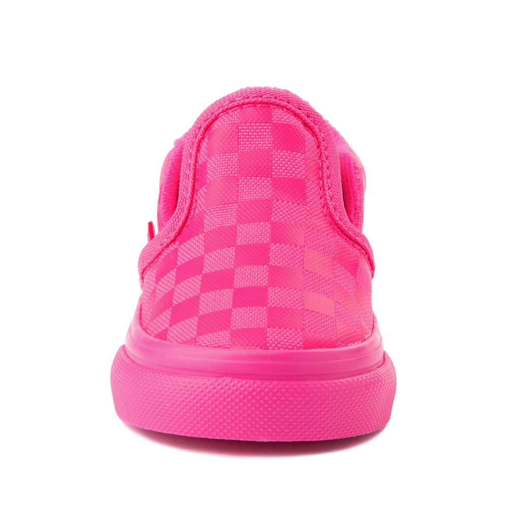 toddler checkerboard vans pink
