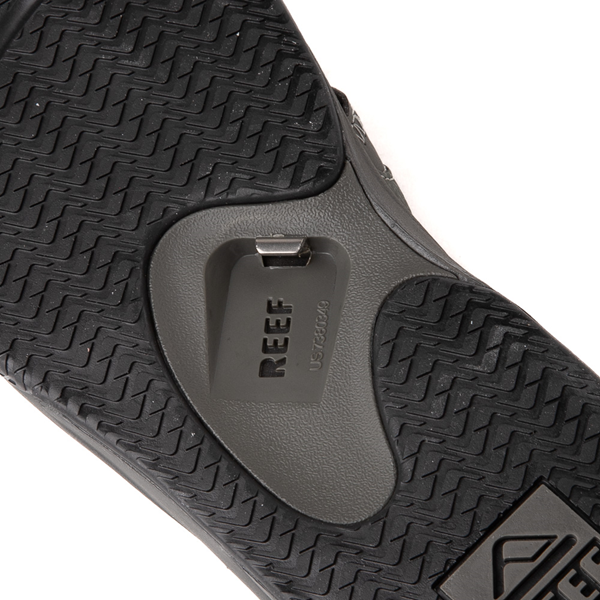 alternate view Mens Reef Fanning Sandal - Gray / BlackALT3B