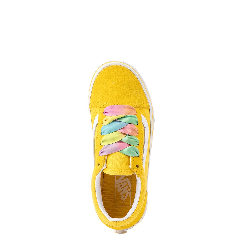 Vans Old Skool Skate Shoe - Kid - Cyber Yellow Rainbow |