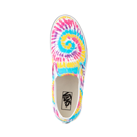 tie dye vans slip on womens