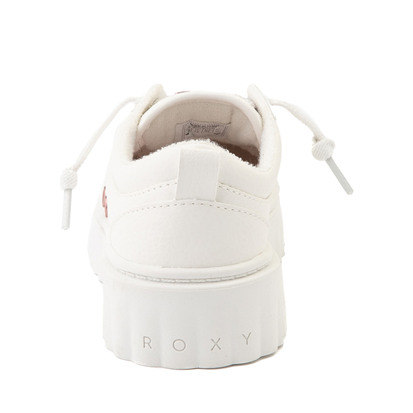 alternate view Roxy Sheilahh Platform Casual Shoe - Little Kid / Big Kid - WhiteALT4