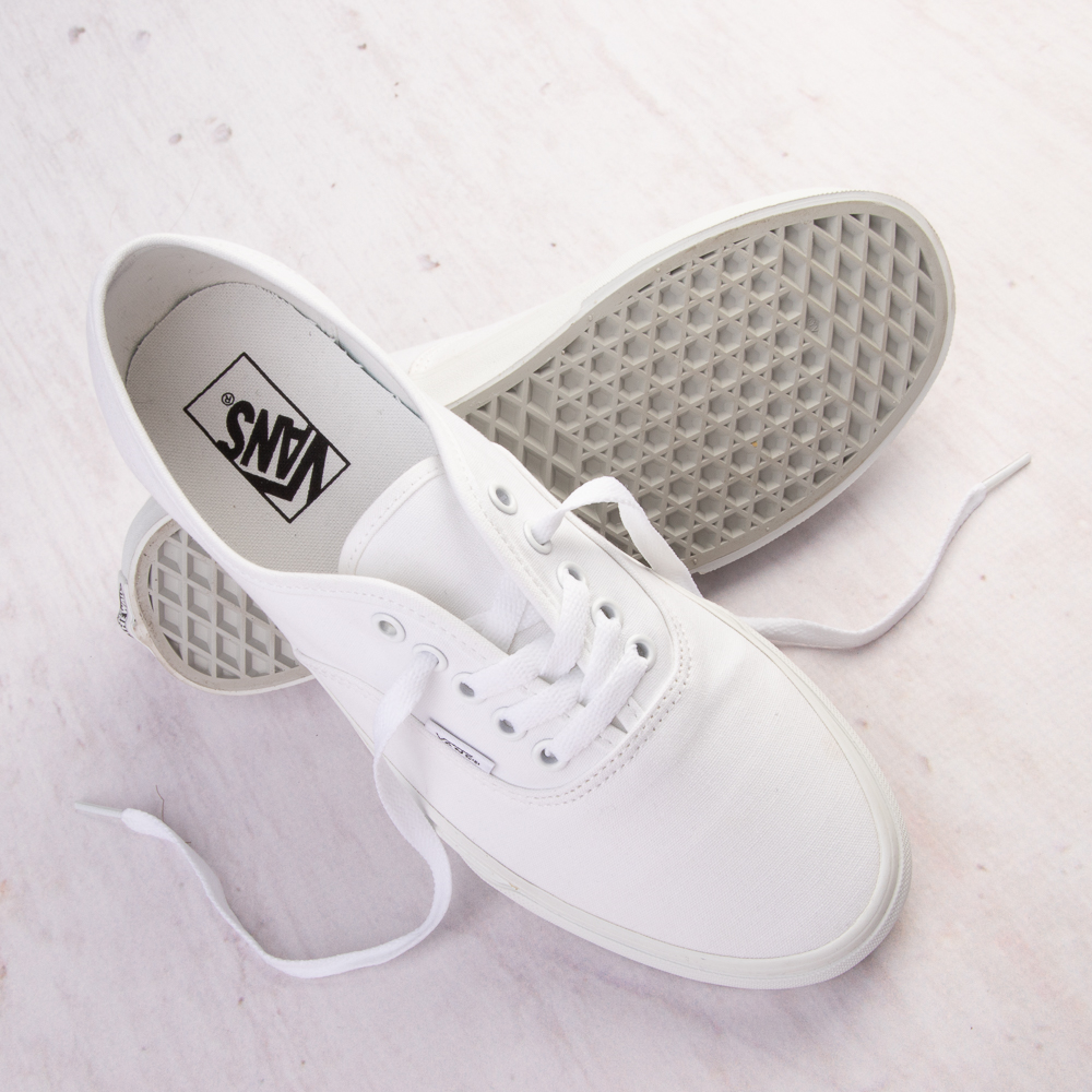 volleyball surge Moment Vans Authentic Skate Shoe - True White | Journeys