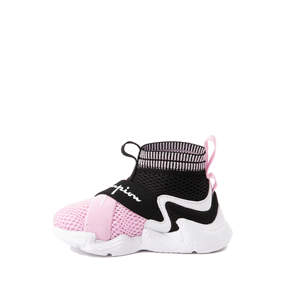 Alternate view of Champion Hyper C X Athletic Shoe - Baby / Toddler - Black / White / Pink