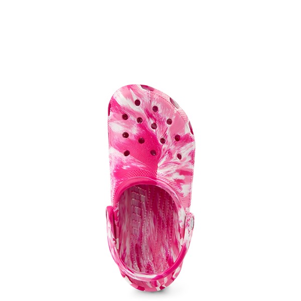 alternate view Crocs Classic Clog - Marbled Candy Pink / WhiteALT2