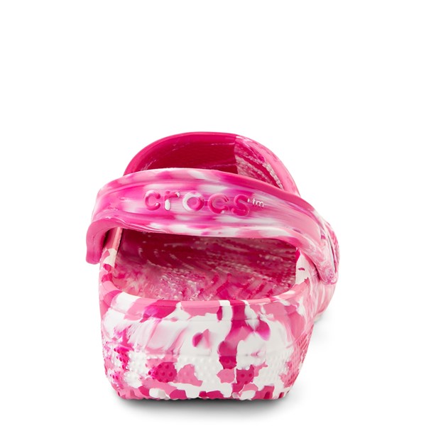 alternate view Crocs Classic Clog - Marbled Candy Pink / WhiteALT4
