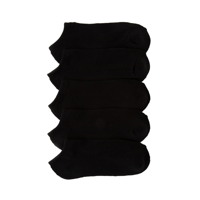 Alternate view of Womens Footie Socks 5 Pack - Black