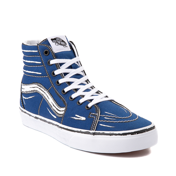 Vans Sk8 Hi Sketch Skate Shoe True Blue Journeys