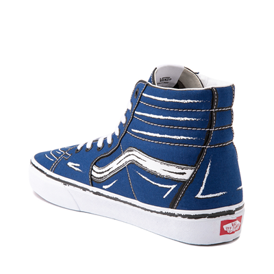 Alternate view of Vans Sk8 Hi Sketch Skate Shoe - True Blue