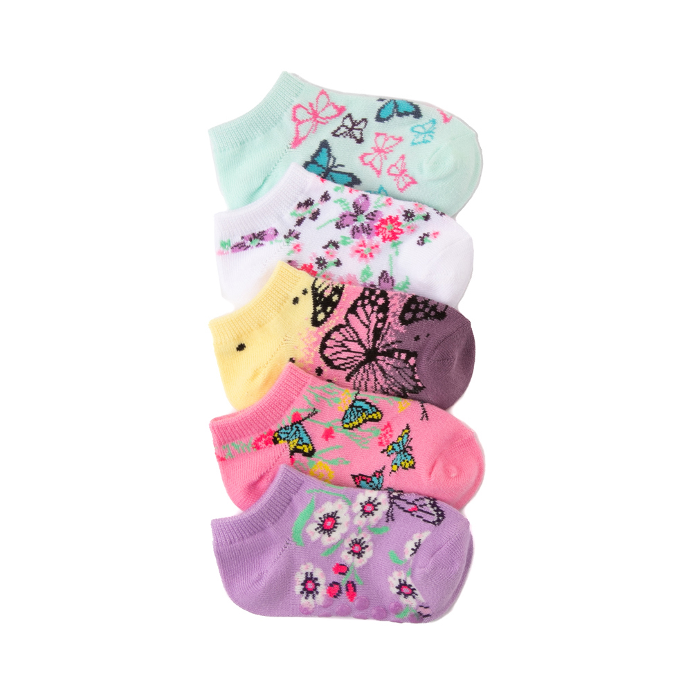 Butterfly Gripper Footies 5 Pack - Toddler - Multicolor
