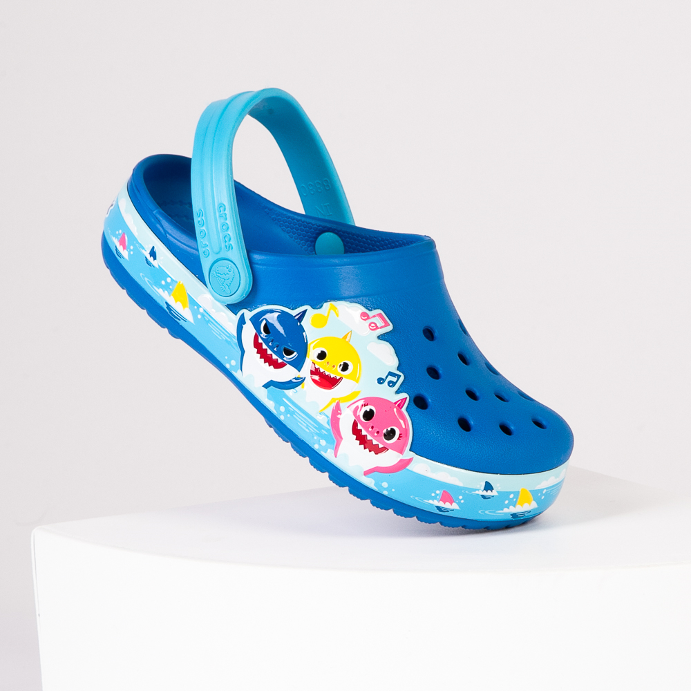 Crocs Fun Lab Baby Shark Clog - Baby / Toddler - Bright Cobalt | Journeys