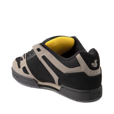Alternate view of Mens DVS Celsius Skate Shoe - Black / Gray / Yellow