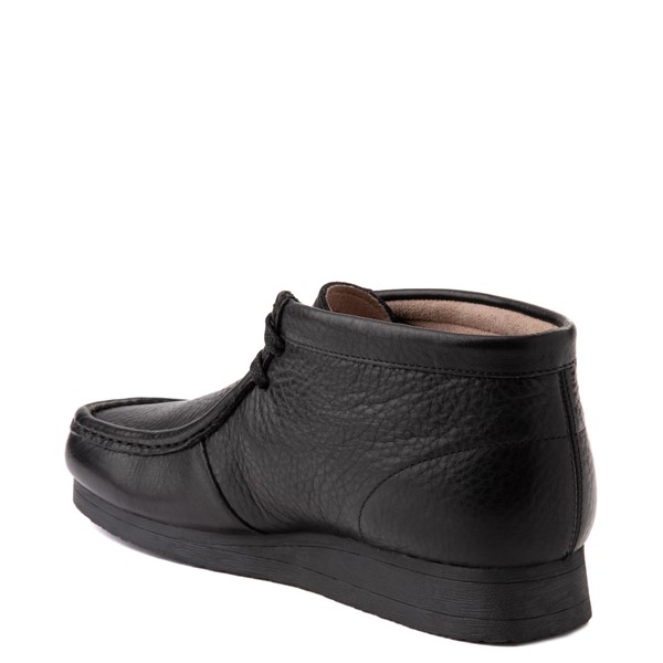 clarks stinson hi black suede