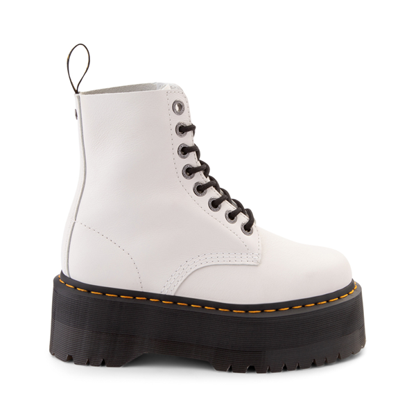 Main view of Womens Dr. Martens 1460 Pascal 8-Eye Max Platform Boot - Optical White