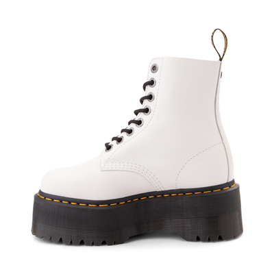 Alternate view of Womens Dr. Martens 1460 Pascal 8-Eye Max Platform Boot - Optical White