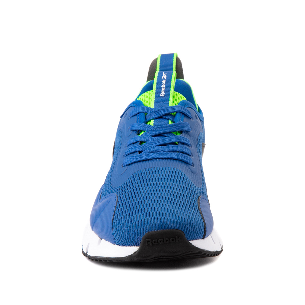 Reebok Zig Dynamica Athletic Shoe Big Kid Vector Blue Solar Green Journeys - blue sneakers roblox