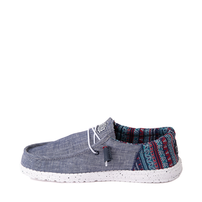 Alternate view of Mens Hey Dude Wally Funk Casual Shoe - Blue / Tribe