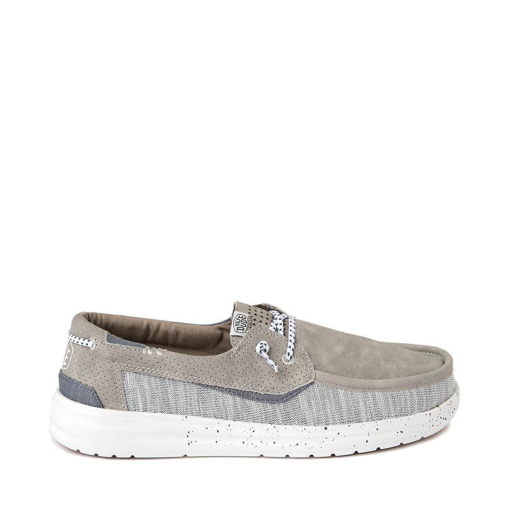 Mens Hey Dude Welsh Slip On Casual Shoe - Oyster