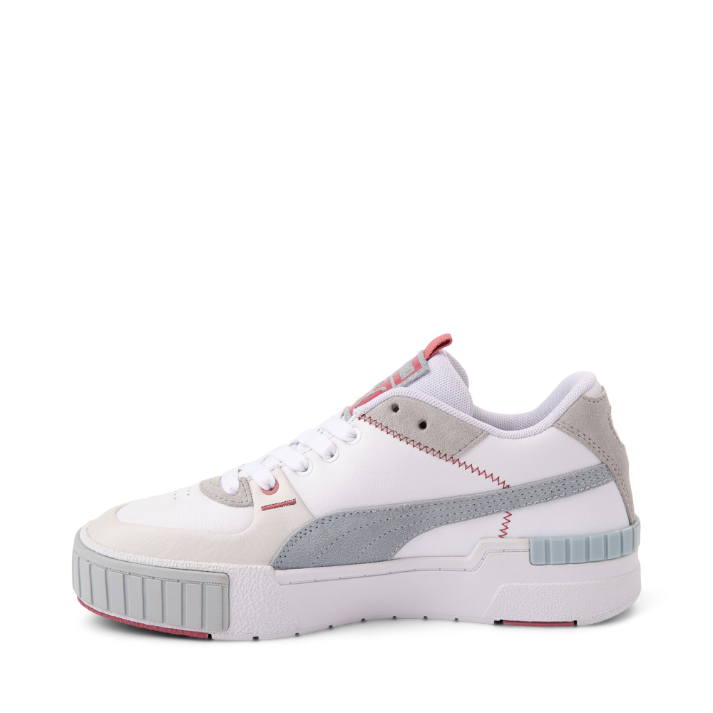 Womens PUMA Cali Sport Athletic Shoe - White / Gray | Journeys