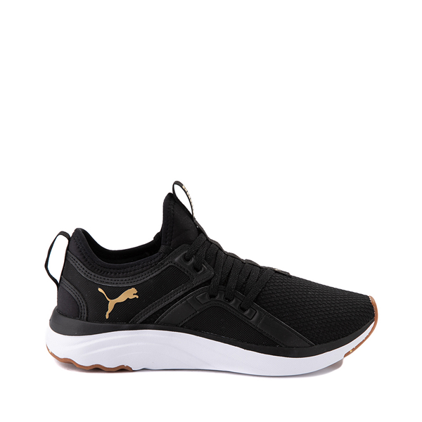 Main view of Womens PUMA Softride Sophia Luxe Athletic Shoe - Black / Gold
