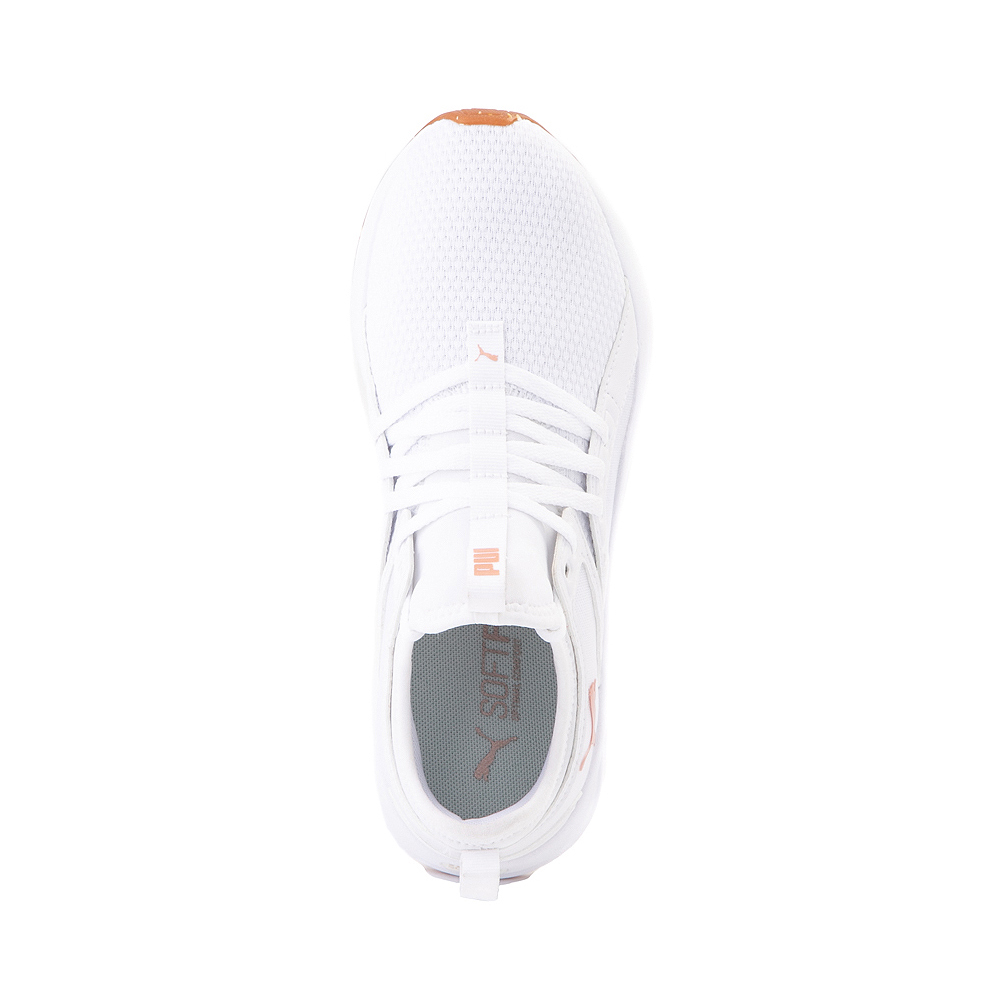 A faithful Clinic mill Womens PUMA Softride Sophia Luxe Athletic Shoe - White / Rose Gold |  Journeys