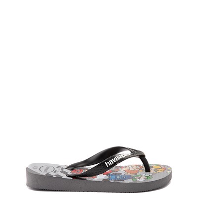 Alternate view of Havaianas Super Mario Kart Sandal - Toddler / Little Kid - Steel Gray