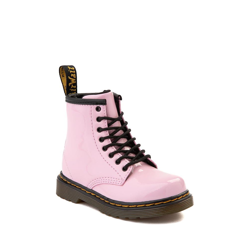 Dr. Martens 1460 8-Eye Patent Boot - Toddler - Pale Pink | Journeys