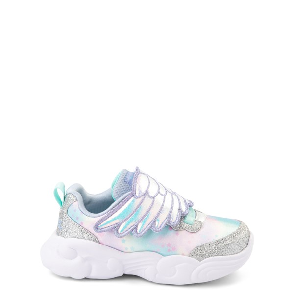 Main view of Skechers Unicorn Storm Wing Dazzle Sneaker - Toddler - Silver