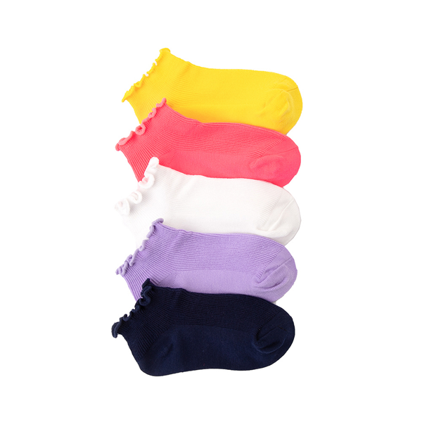 Alternate view of Curly Anklet Socks 5 Pack - Toddler - Multicolor