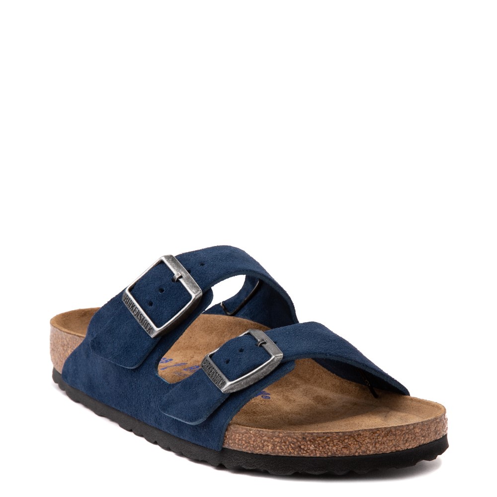 Womens Birkenstock Arizona Soft Footbed Sandal - Moroccan Blue | Journeys