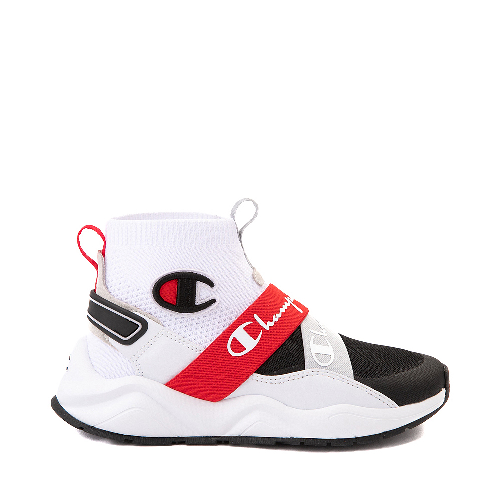 Womens Rally Neo Hi Athletic Shoe - White / Black / Red | Journeys