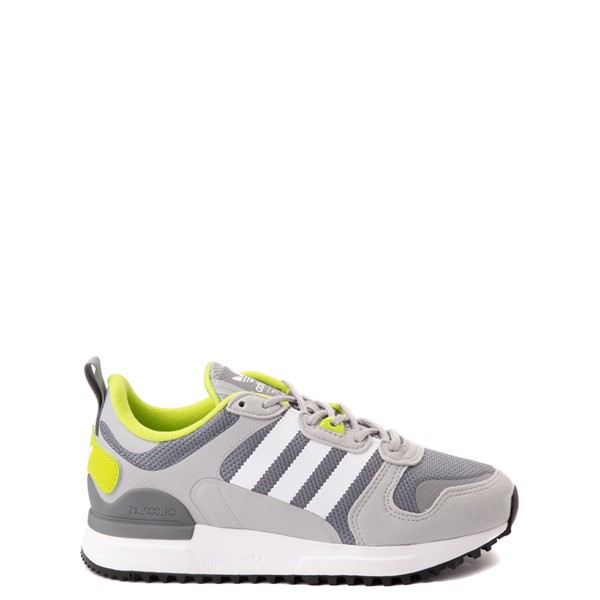 Main view of adidas ZX 700 HD Athletic Shoe - Big Kid - Gray / Lime