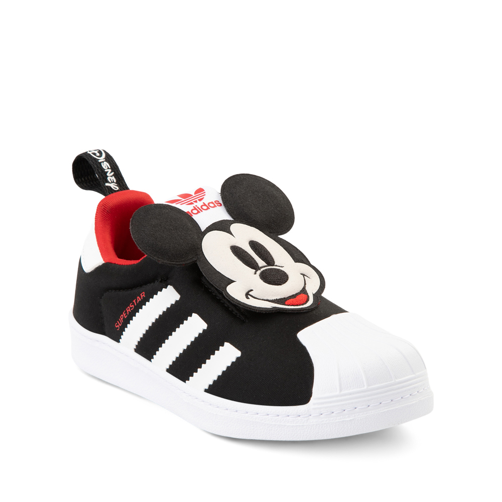 adidas x Disney Superstar 360 Mickey Mouse Slip On Athletic Shoe - Little  Kid / Big Kid - Black دي ال سي