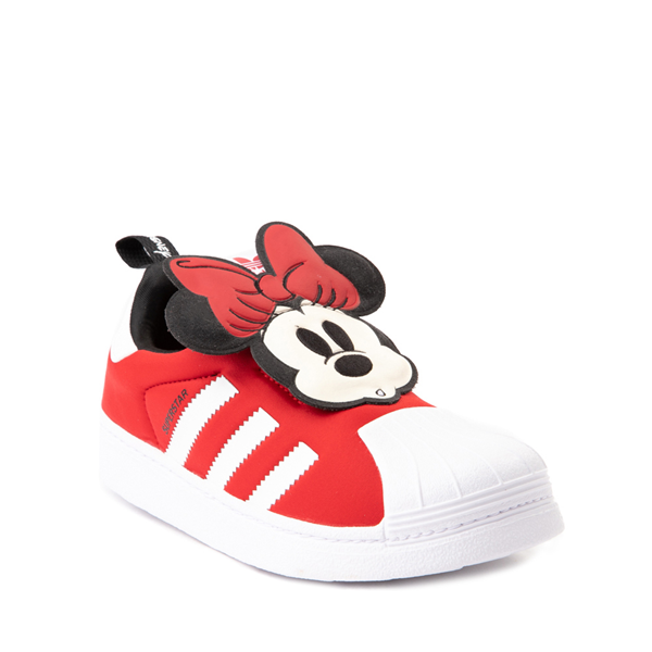 alternate view adidas x Disney Superstar 360 Minnie Mouse Slip On Athletic Shoe - Little Kid - RedALT5