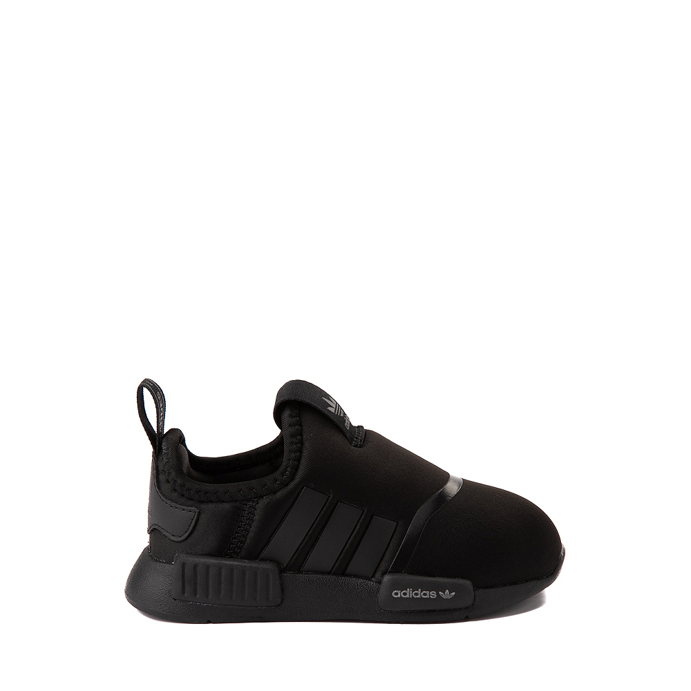 adidas NMD 360 Slip On Athletic Shoe - Baby / Toddler - Black Monochrome