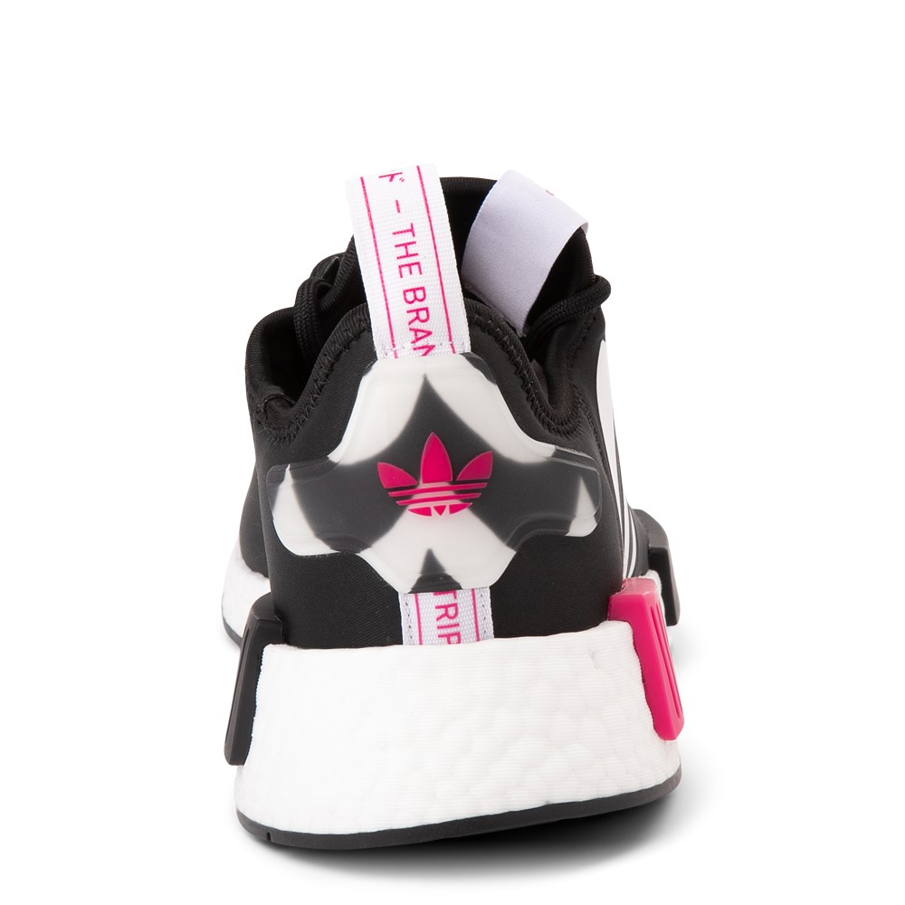 Womens adidas x Marimekko NMD R1 Athletic Shoe - Black / Magenta