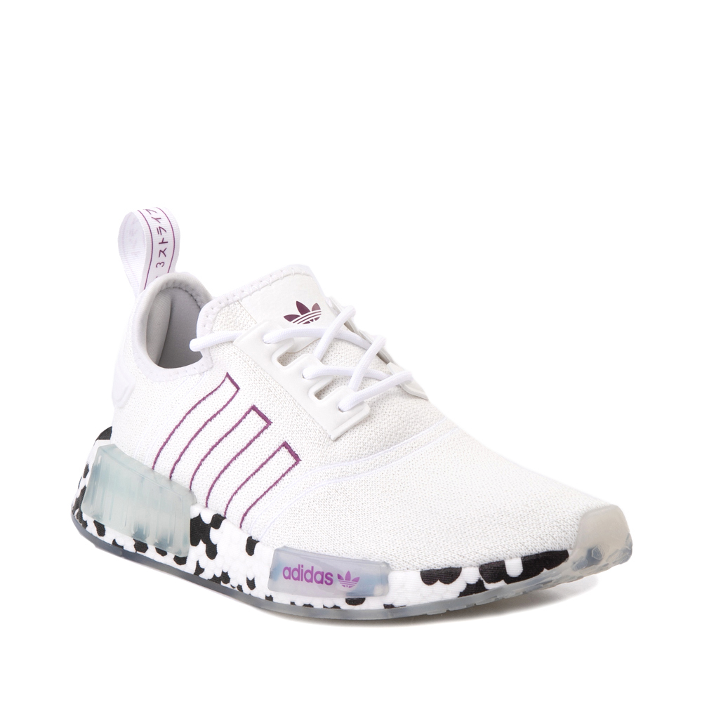 Womens NMD R1 Speckle Athletic Shoe - White / Active | Journeys