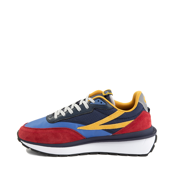 alternate view Mens Fila Renno Athletic Shoe - Red / Blue / YellowALT1