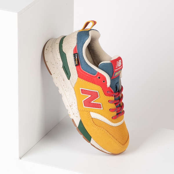 Main view of New Balance 997H Athletic Shoe - Little Kid / Big Kid - Yellow / Multicolor