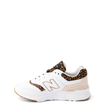 Alternate view of New Balance 997H Athletic Shoe - Little Kid - White / Leopard