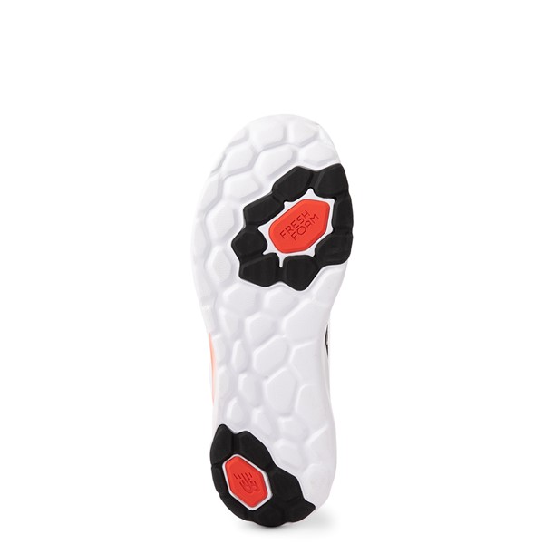alternate view Mens New Balance Fresh Foam Roav Athletic Shoe - White / Black / OrangeALT3