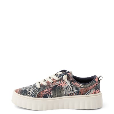 Alternate view of Womens Roxy Sheilahh Platform Casual Shoe - Black / Palm Trees