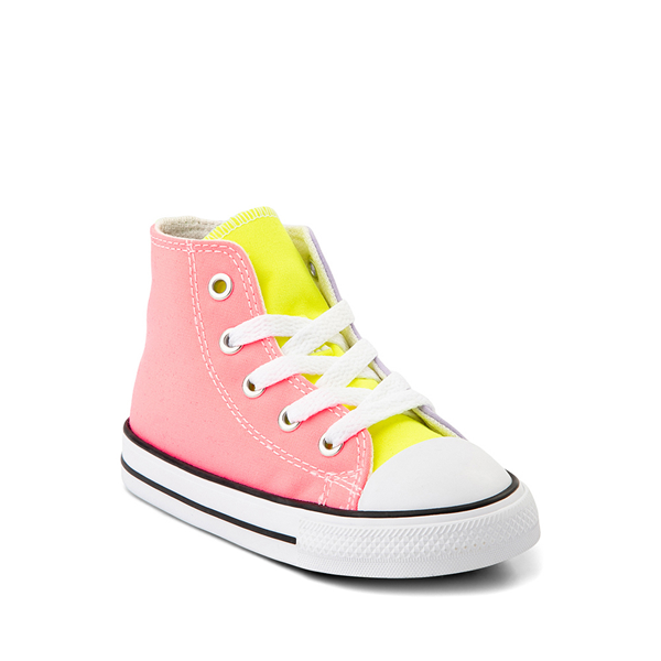 converse color block high tops