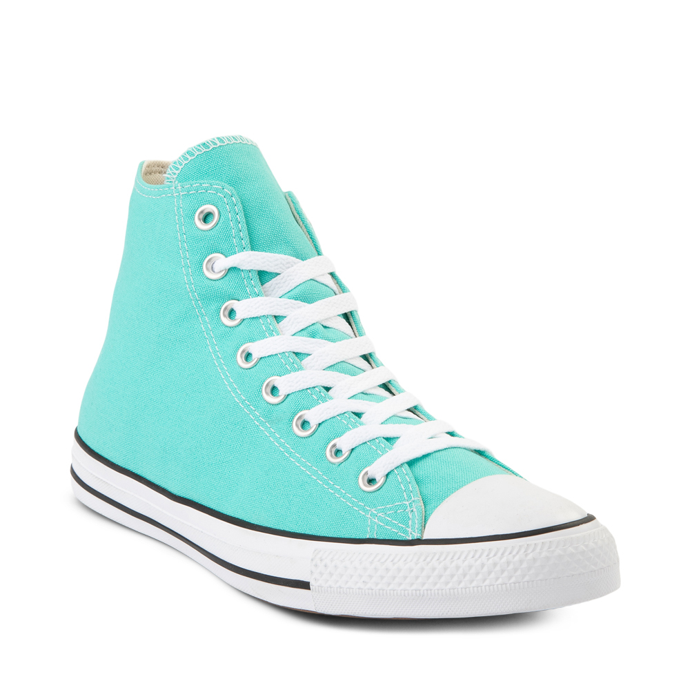 aqua colored converse