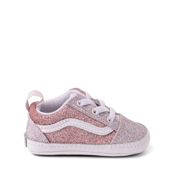 Vans Old Skool Glitter Skate Shoe - Baby - Orchid Ice / Powder Pink