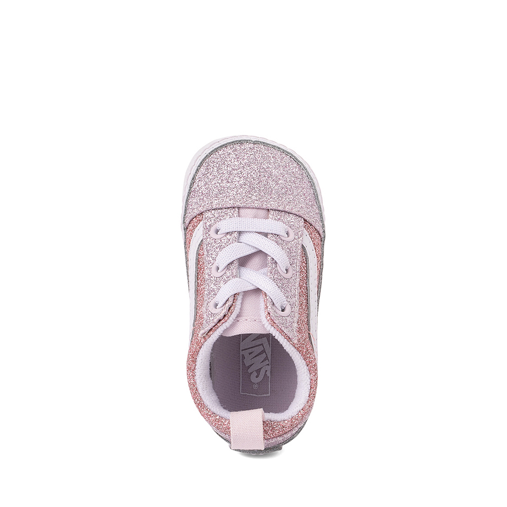 Vans Old Skool Glitter Skate Shoe - Baby - Orchid Ice / Powder Pink ...