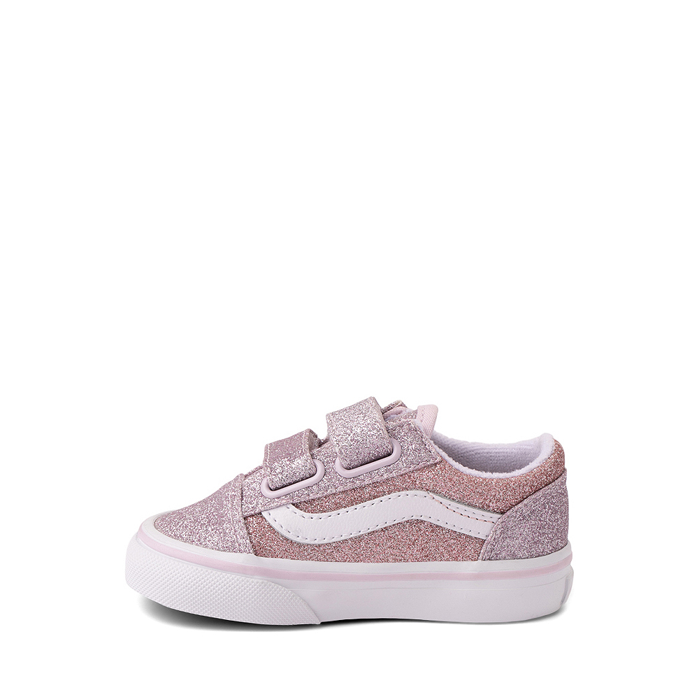 Vans IN OLD SKOOL CRIB UNISEX - Chaussons pour bébé - glitter two tone/rose  clair - ZALANDO.BE